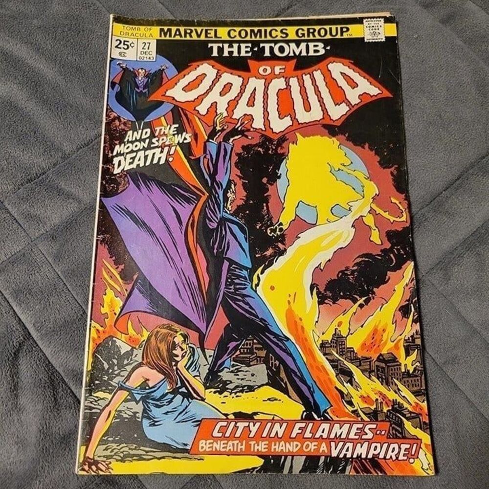 4 Vintage 70s Marvel Comics (Graded around 7.5 - 8.5 / VF- - VF+)